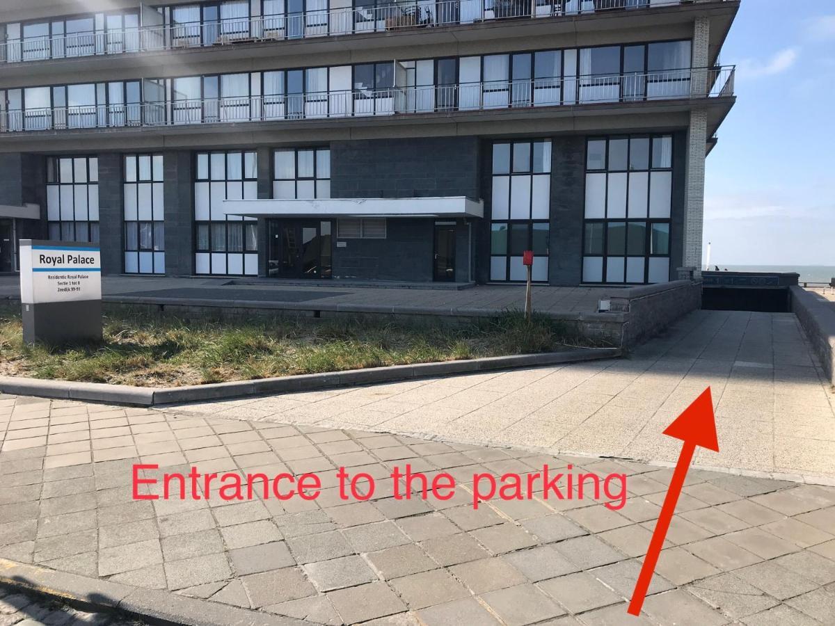 Panoramic Seaview Apartment With Free Private Garage Ostend Luaran gambar